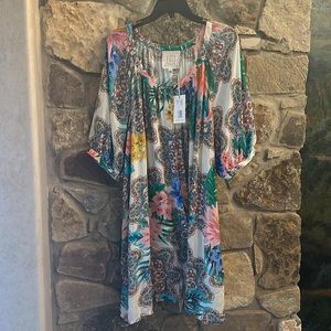 Johnny Was Jade Bryon's Mini Dress Bohemian wispy